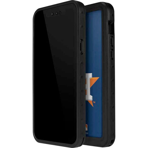 MLB Houston Astros Distressed iPhone 15 Plus Waterproof Case